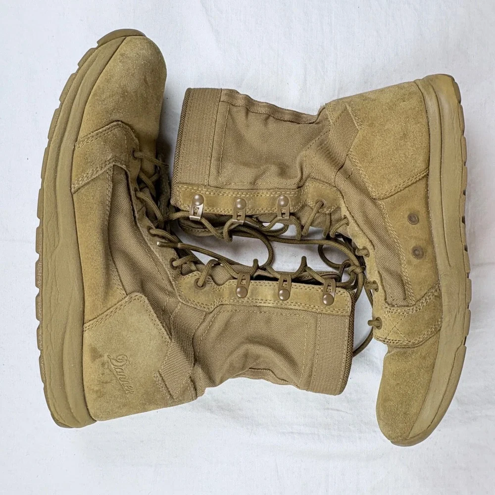 Danner Tachyon 8 Coyote Mens Tactical Military Boots 50136 Tan Sz 11.5 D Grunge